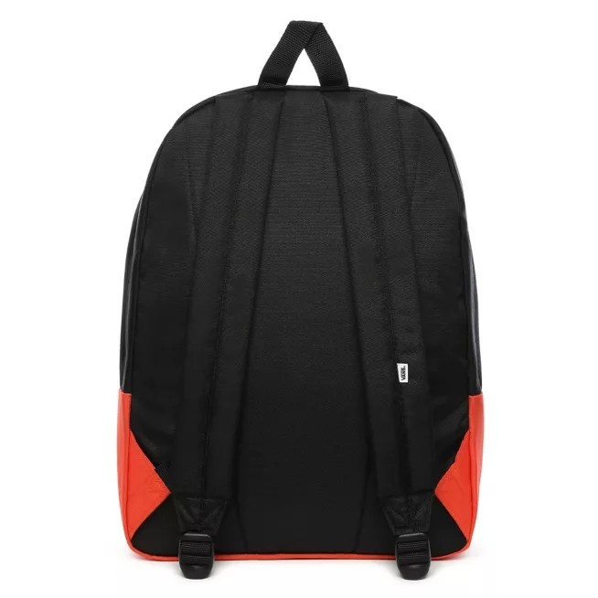 VANS REALM BACKPACK MOCHILA NARANJA/NEGRO CU - Imagen 4