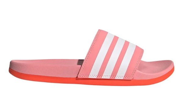 ADIDAS ADILETTE COMFORT W ROSA/NARANJA - Imagen 2