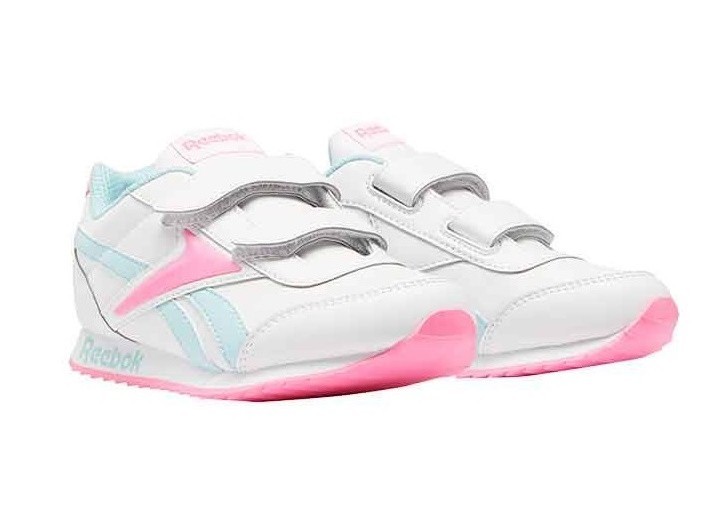 REEBOK ROYAL CLJOG 2 2V BLANCO/CELES/FUCSIA - Imagen 2