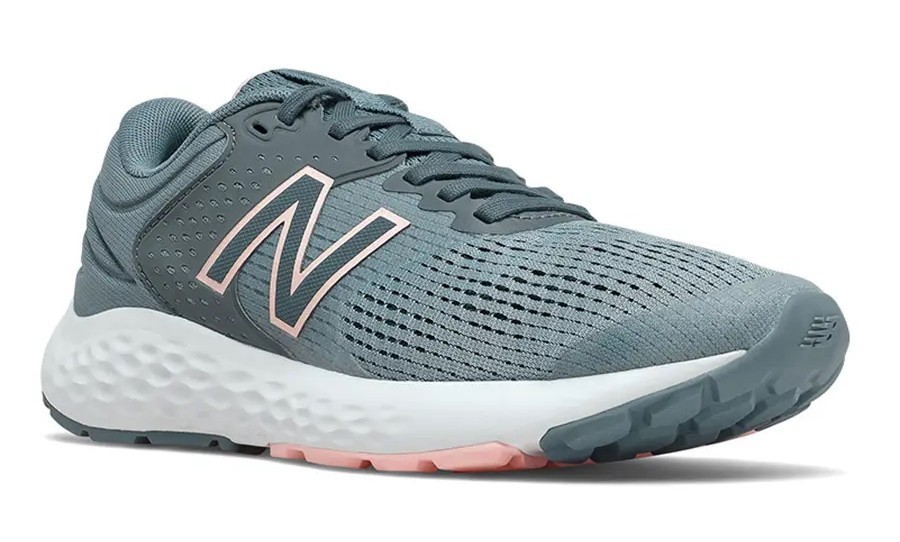 NEW BALANCE W 520 LP7 GRIS/ROSA - Imagen 2