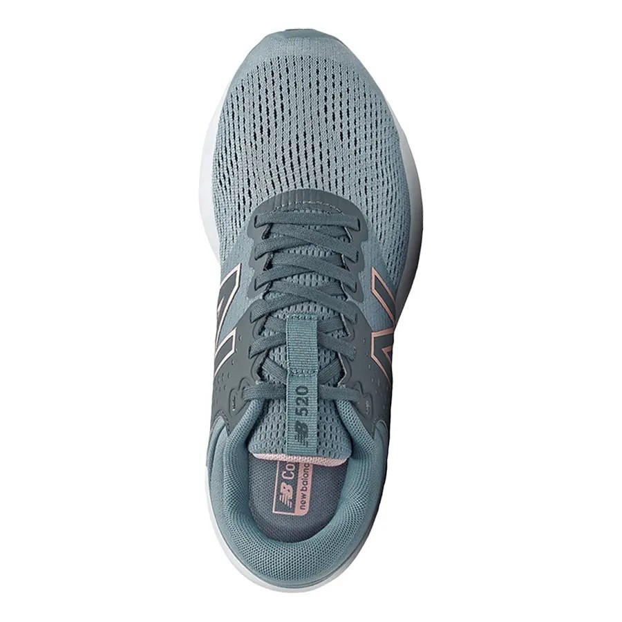 NEW BALANCE W 520 LP7 GRIS/ROSA - Imagen 4