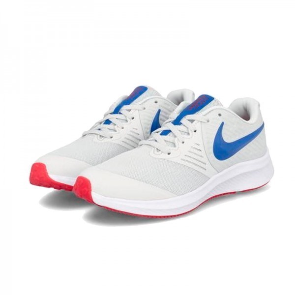 NIKE STAR RUNNER 2 GS GRIS/AZUL 013 - Imagen 3