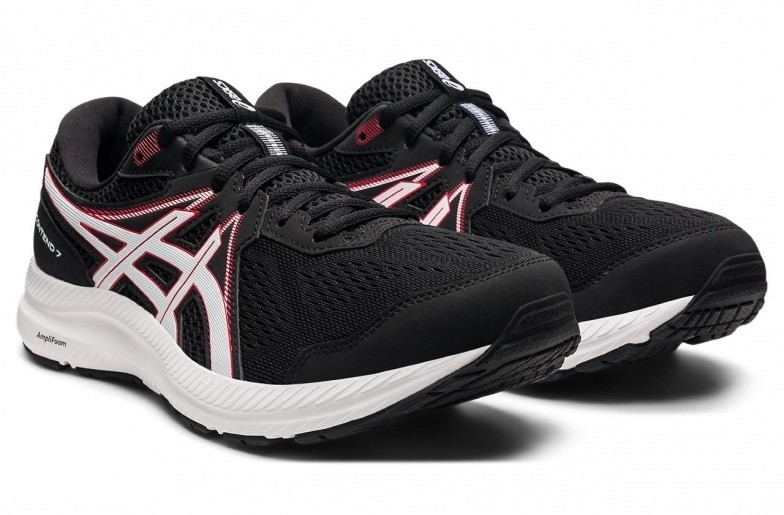 ASICS GEL CONTEND 7 NEGRO/ROJO 008 - Imagen 2