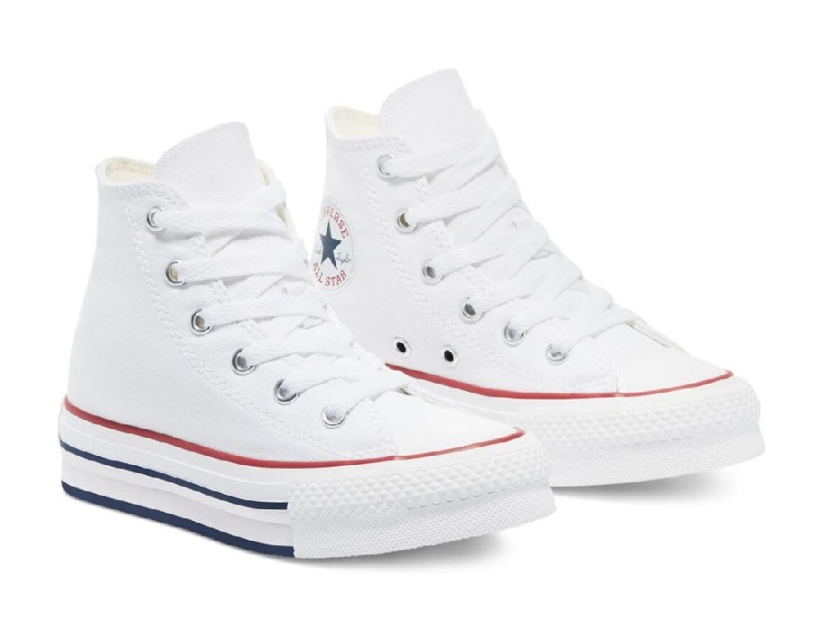 CONVERSE CTAS EVA LIFT HI BOTA BAJA JR BLANCO - Imagen 2