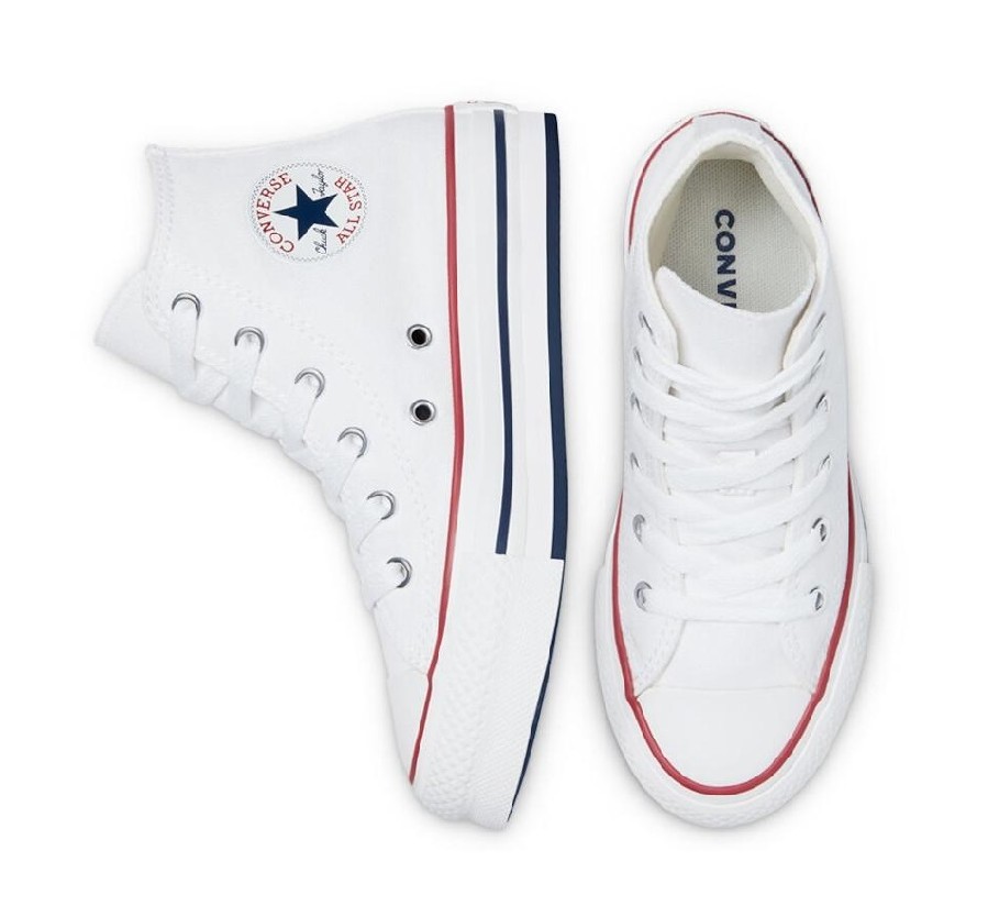 CONVERSE CTAS EVA LIFT HI BOTA BAJA JR BLANCO - Imagen 4