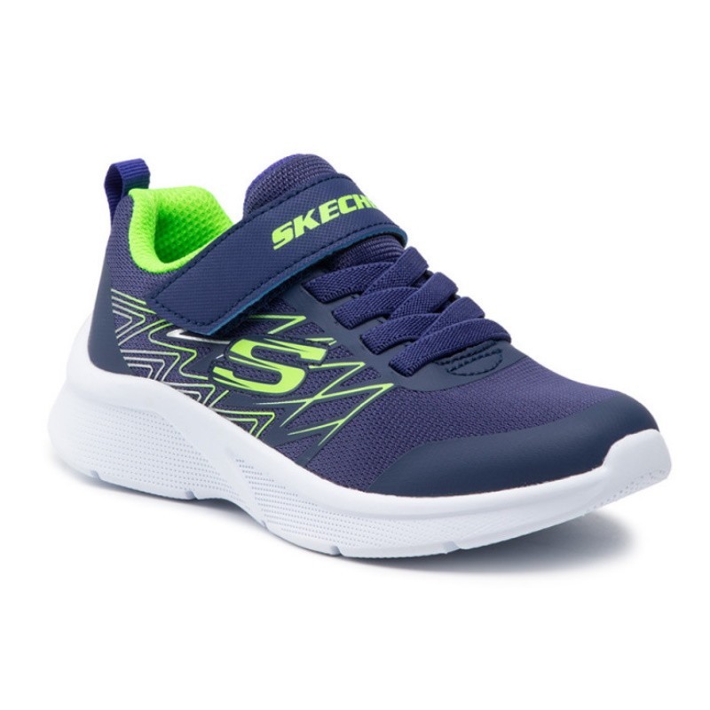 SKECHERS MICROSPEC TEXLOR JR MARINO/LIMA NVLM - Imagen 2