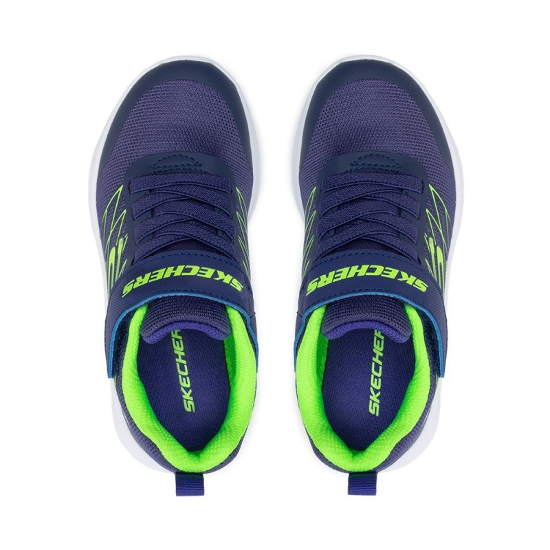 SKECHERS MICROSPEC TEXLOR JR MARINO/LIMA NVLM - Imagen 6