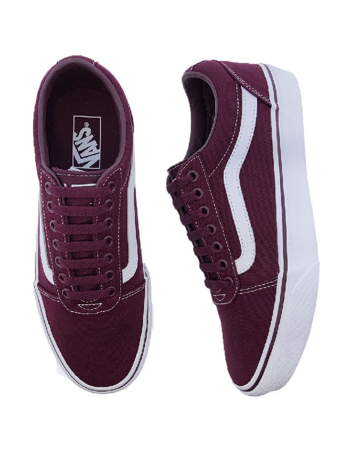 VANS WARD JR CORDÓN BURDEOS/BLANCO 8J71 - Imagen 4