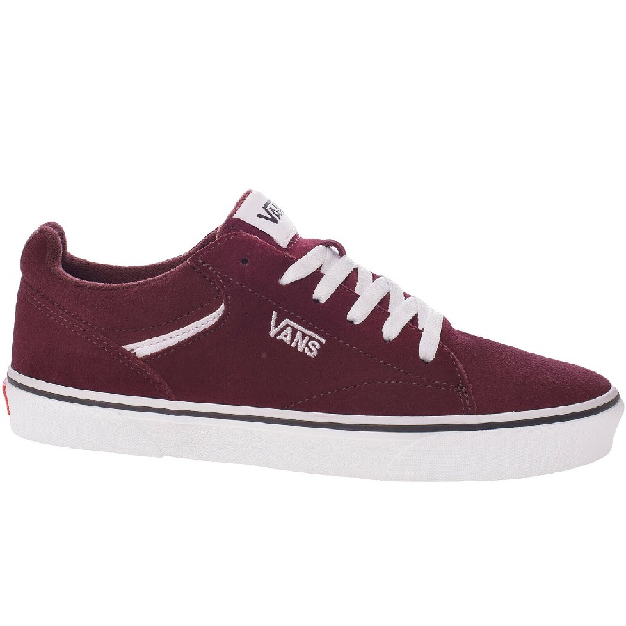 VANS SELDAN SUEDE BURDEOS/BLANCO U0W1