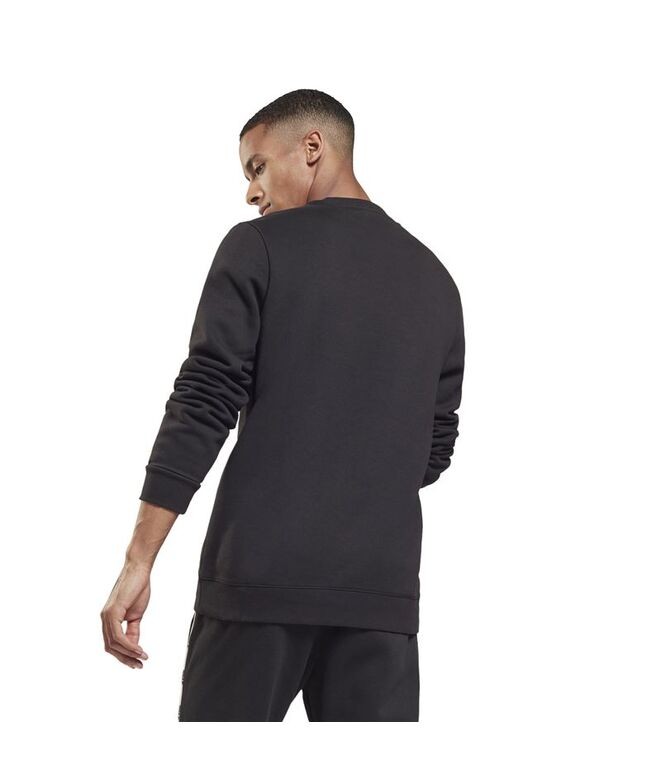 REEBOK TE VECTOR CREW SUDADERA CUE CAJ NEGRO - Imagen 4