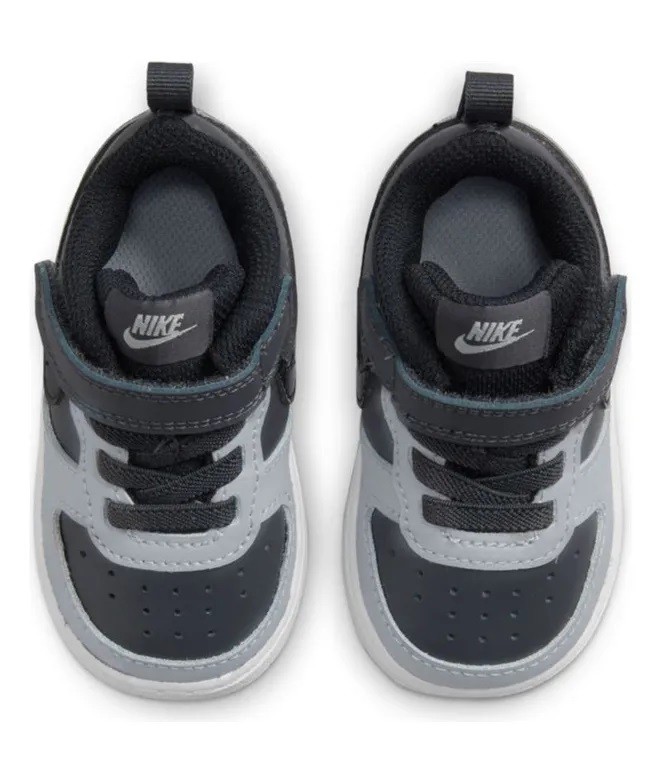 NIKE COURT BOROUGH LOW 2 TDV GRIS/NEGRO 014 - Imagen 4