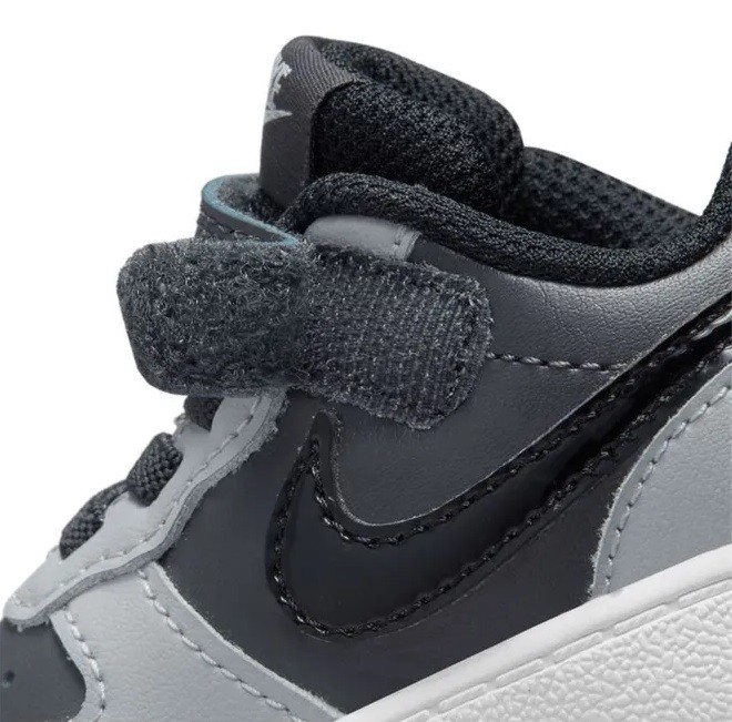 NIKE COURT BOROUGH LOW 2 TDV GRIS/NEGRO 014 - Imagen 6
