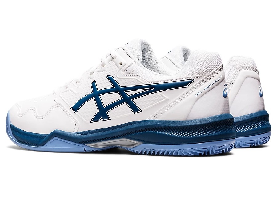 ASICS GEL DEDICATE 7 CLAY BLANCO/INDIGO 102 - Imagen 6