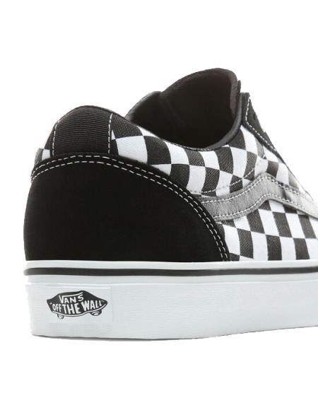 VANS WARD CHECKERED LONA NEGR/BLAN ROTO PVJ1 - Imagen 3
