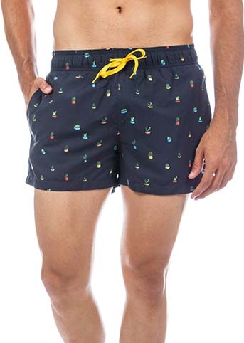 ALPHA CACTUSPOT BAÑADOR NEGRO PIR A23 CACTUS