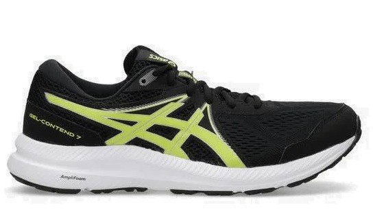 ASICS GEL CONTEND 7 NEGRO/LIMA