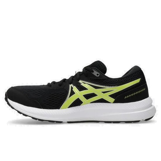 ASICS GEL CONTEND 7 NEGRO/LIMA - Imagen 2