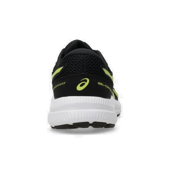 ASICS GEL CONTEND 7 NEGRO/LIMA - Imagen 3