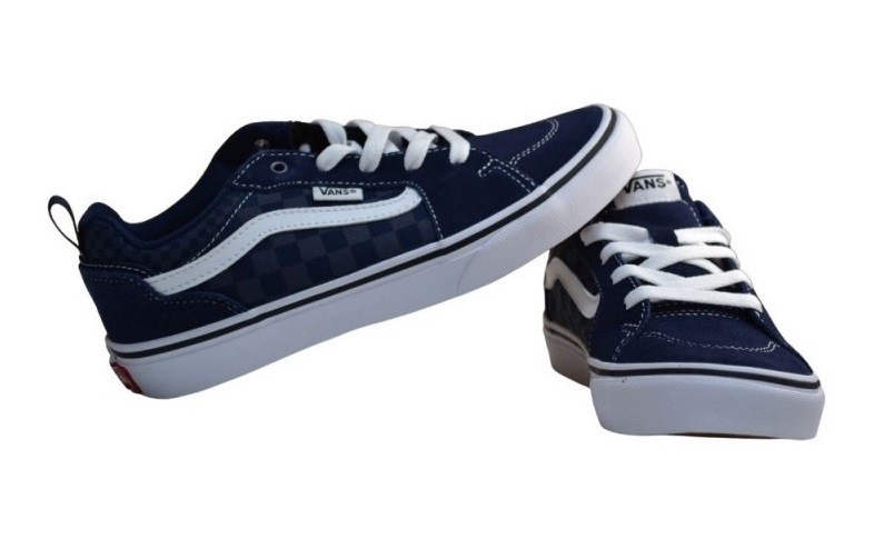 VANS FILMORE TONAL MIX CHECK JR MAR/BLAN BBV1 - Imagen 2
