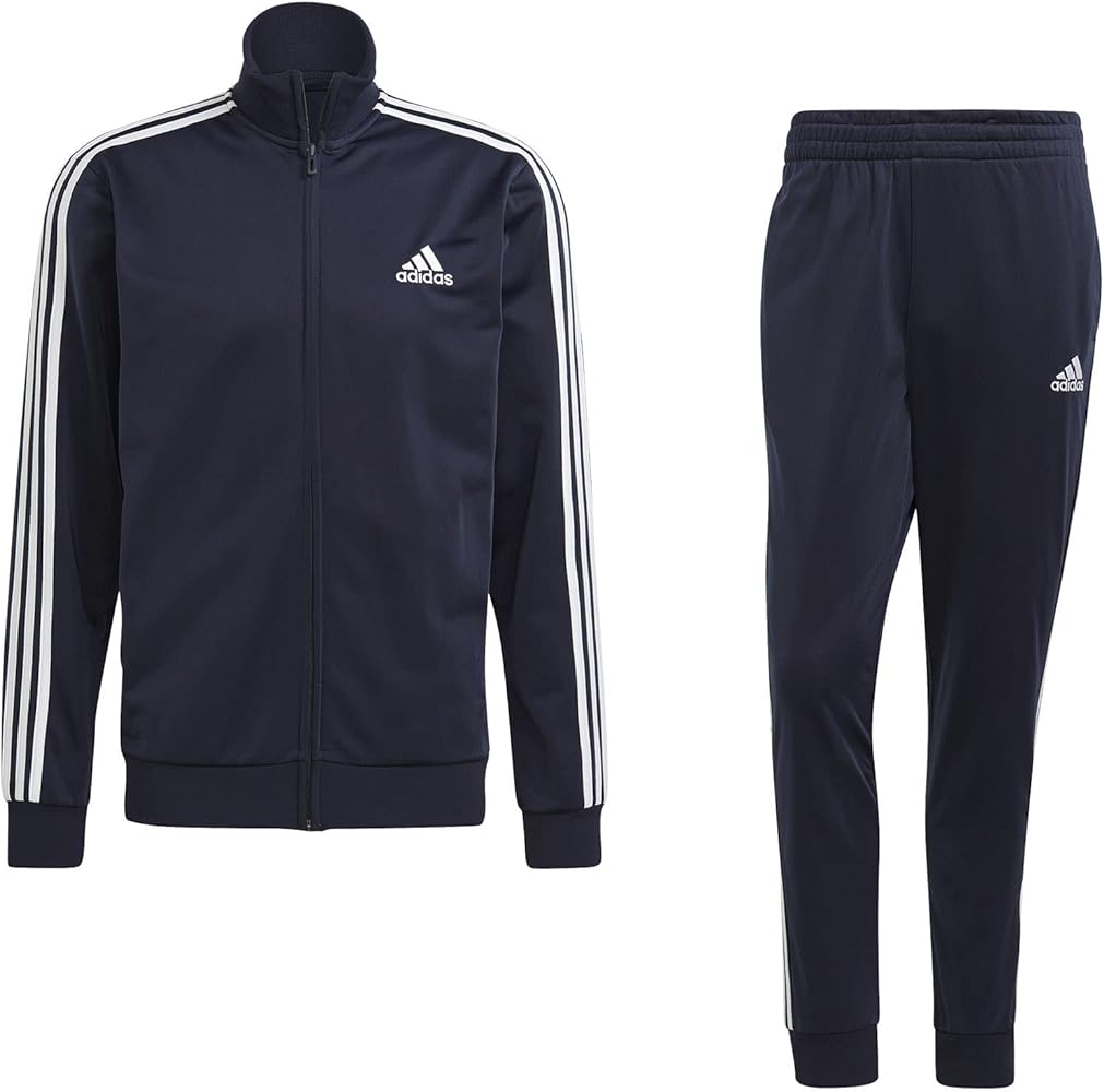 ADIDAS M 3S TR TT TS CHANDAL HOM MARINO/BLANCO - Imagen 2
