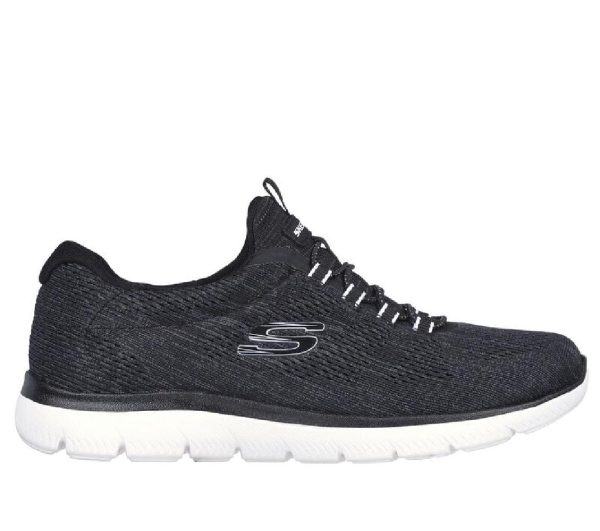 SKECHERS SUMMITS FUN FLARE BKW NEGRO/BLANCO