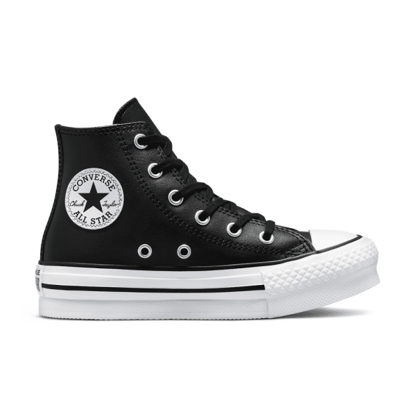 CONVERSE BOTA SUPLEMENTO PIEL NEGRO