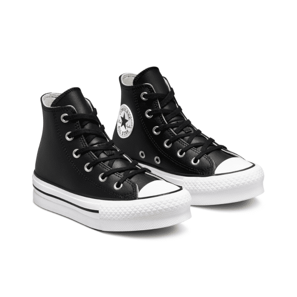 CONVERSE BOTA SUPLEMENTO PIEL NEGRO - Imagen 4