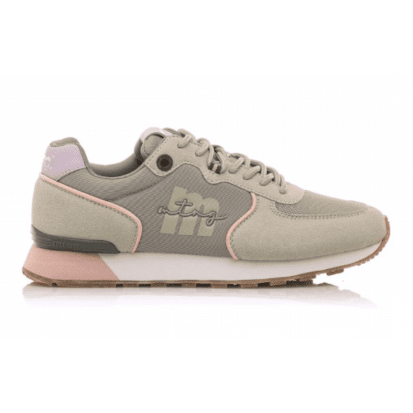 MUSTANG ZAPATILLA GRIS/MALVA PARA MUJER