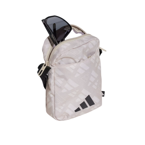 ADIDAS LIN ORG MONO BOLSITO BEIGE/NEGRO - Imagen 4