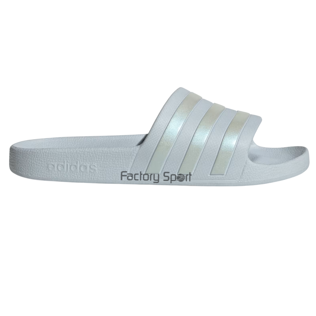 ADIDAS ADILETTE AQUA CHANCLA PALA GRIS AZULADO PARA MUJER