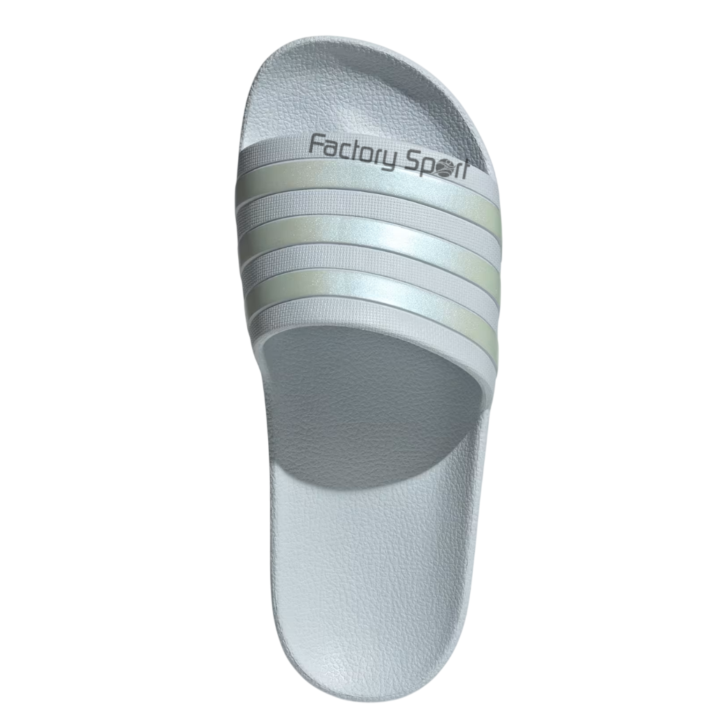 ADIDAS ADILETTE AQUA CHANCLA PALA GRIS AZULADO PARA MUJER - Imagen 3