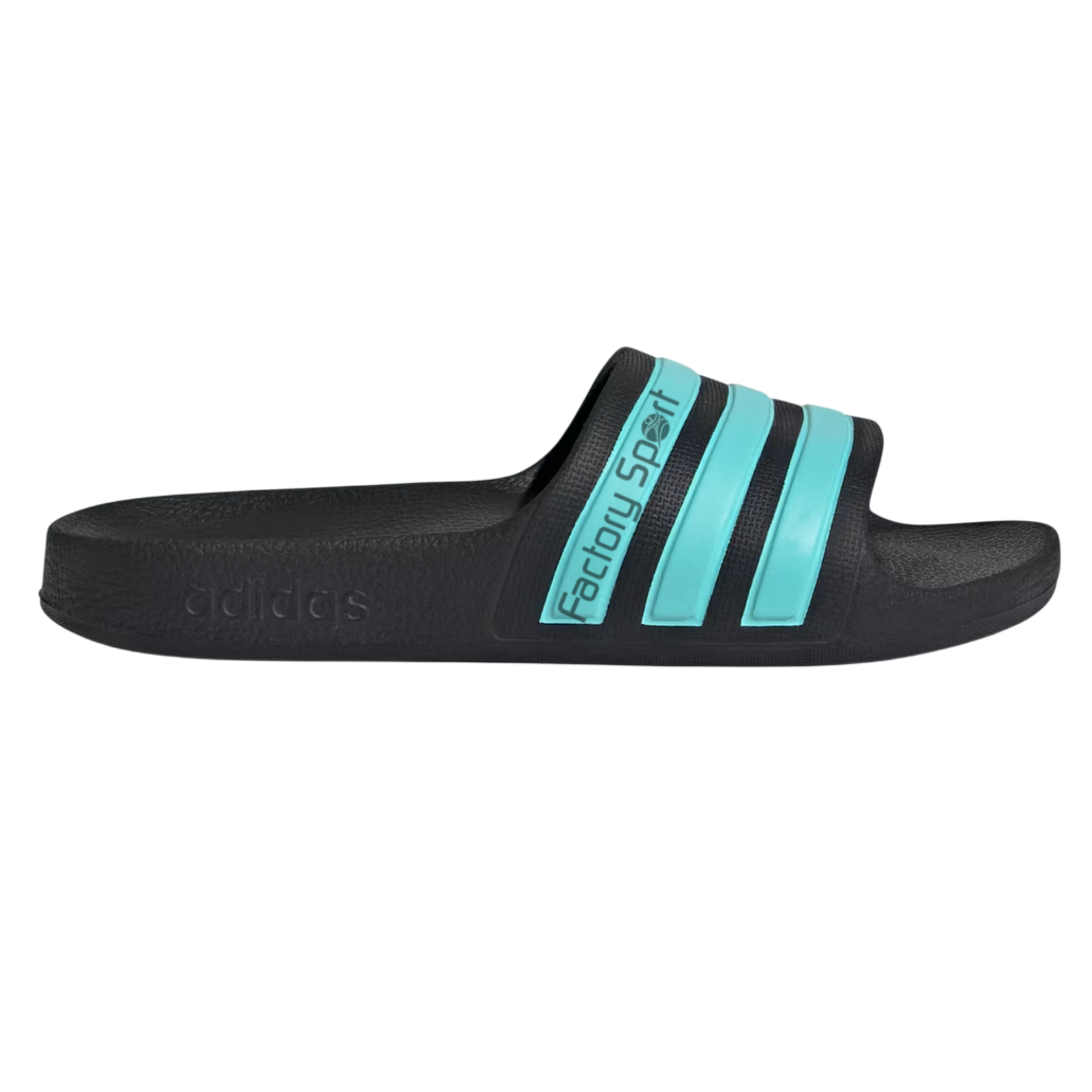 ADIDAS ADILETTE AQUA K CHANCLA PALA NEGRO/VERDE AGUA PARA NIÑO