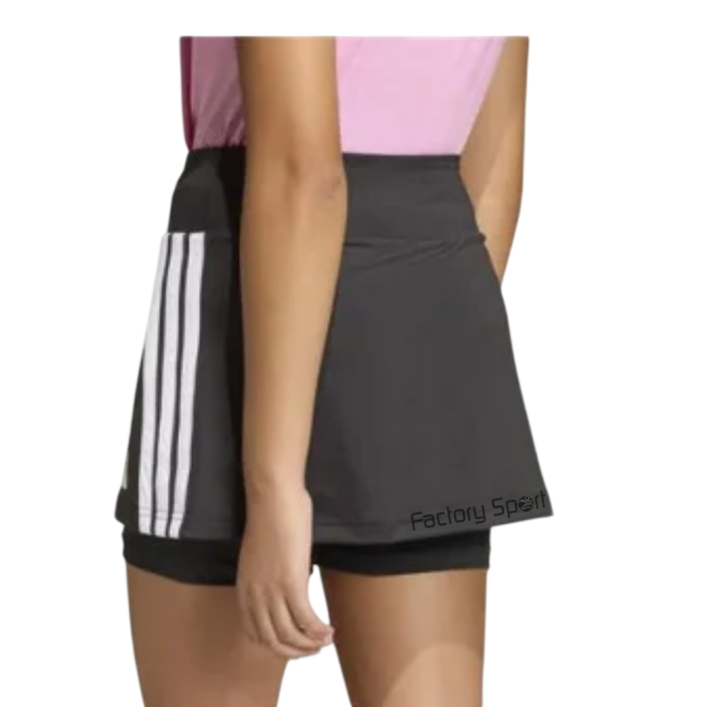ADIDAS JG TR ES 3S SKO JR FALDA PANTALON NEGRO/BLANCO PARA NIÑA - Imagen 3