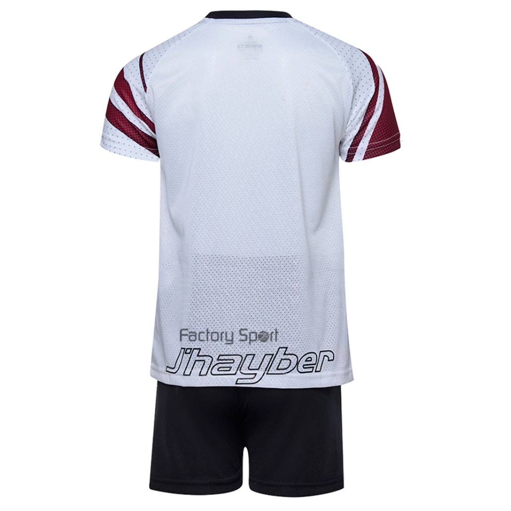 J'HAYBER COURT CONJUNTO BLANCO/NEGRO/BURDEOS PARA NIÑO - Imagen 3