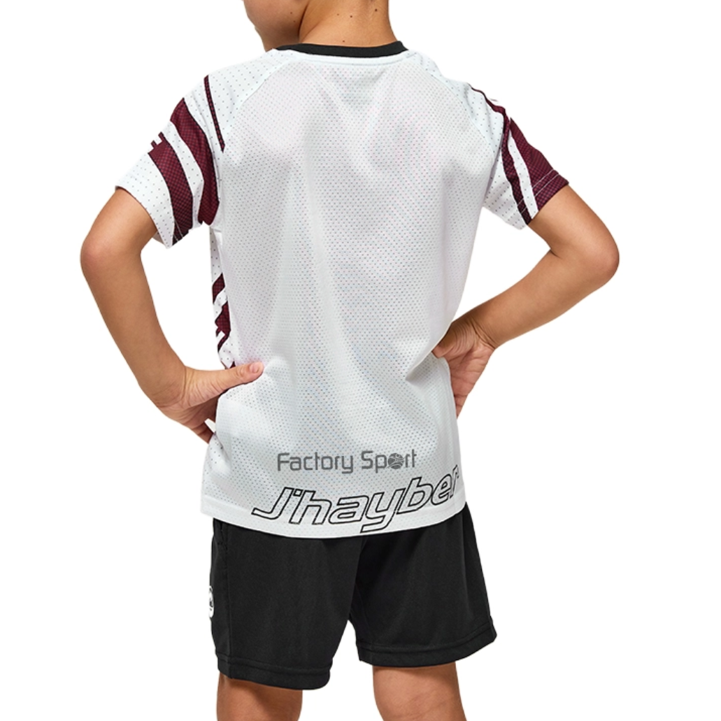 J'HAYBER COURT CONJUNTO BLANCO/NEGRO/BURDEOS PARA NIÑO - Imagen 5