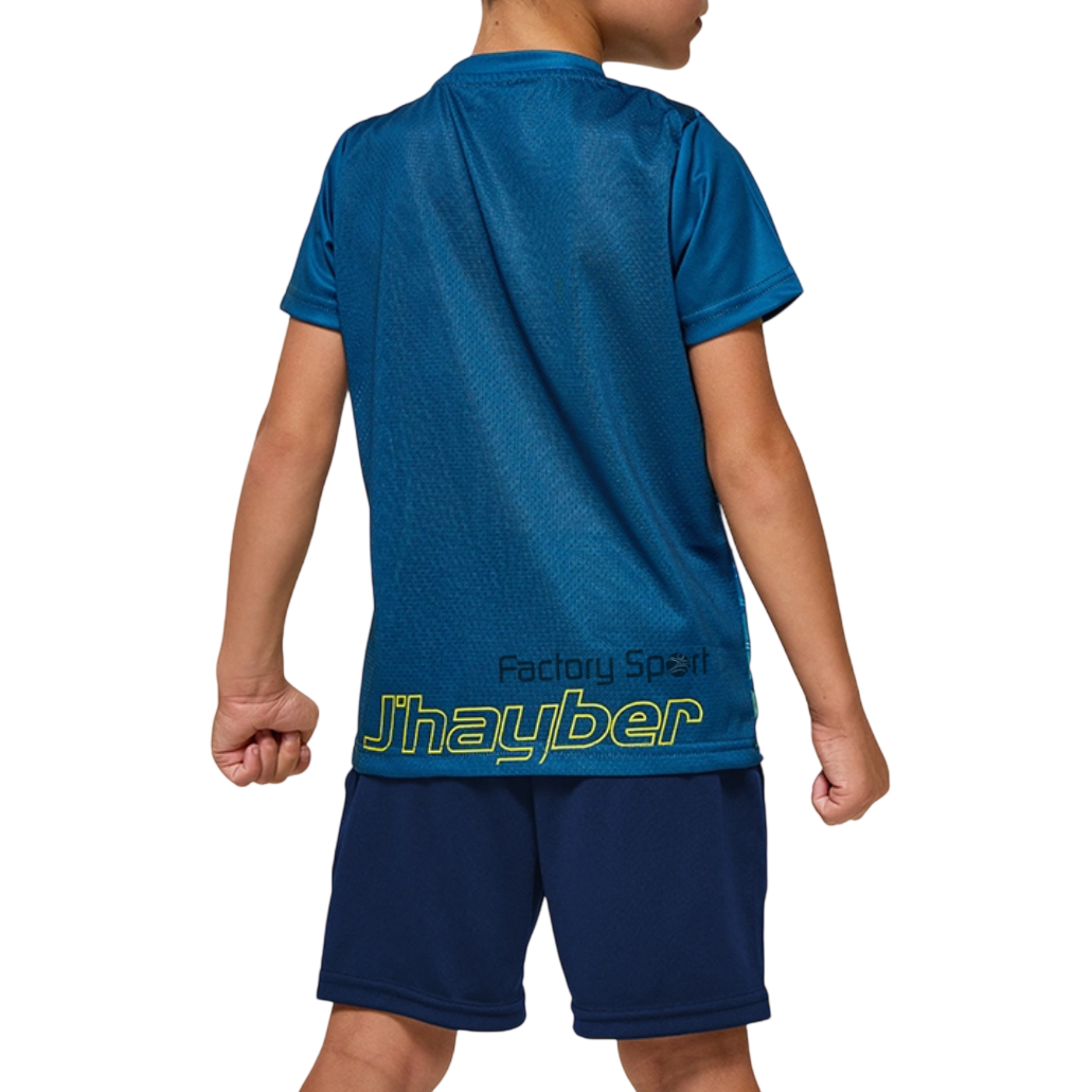 J'HAYBER SET CONJUNTO AZUL PETROLEO/MARINO/LIMA PARA NIÑOS - Imagen 5