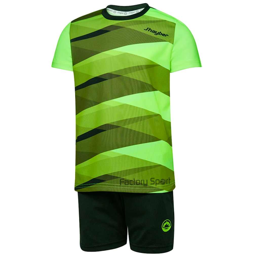 J'HAYBER LINE CONJUNTO AMARILLO FLUOR/NEGRO PARA NIÑOS