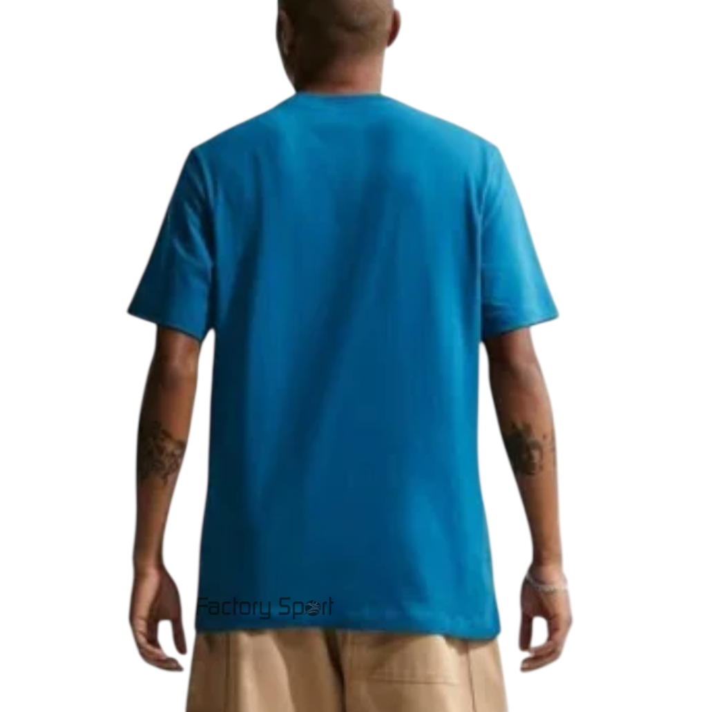 NIKE SPORTSWEAR JDI CAMISETA AZUL OSCURO/BEIGE PARA HOMBRE - Imagen 4