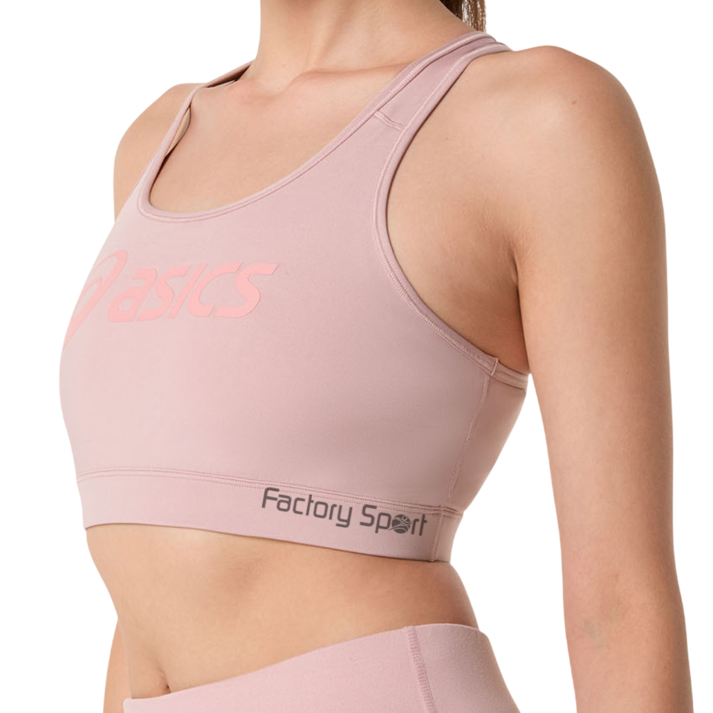 ASICS ESSENTIAL LOGO PADLESS SUJETADOR DEPORTIVO MAUVE PARA MUJER - Imagen 3