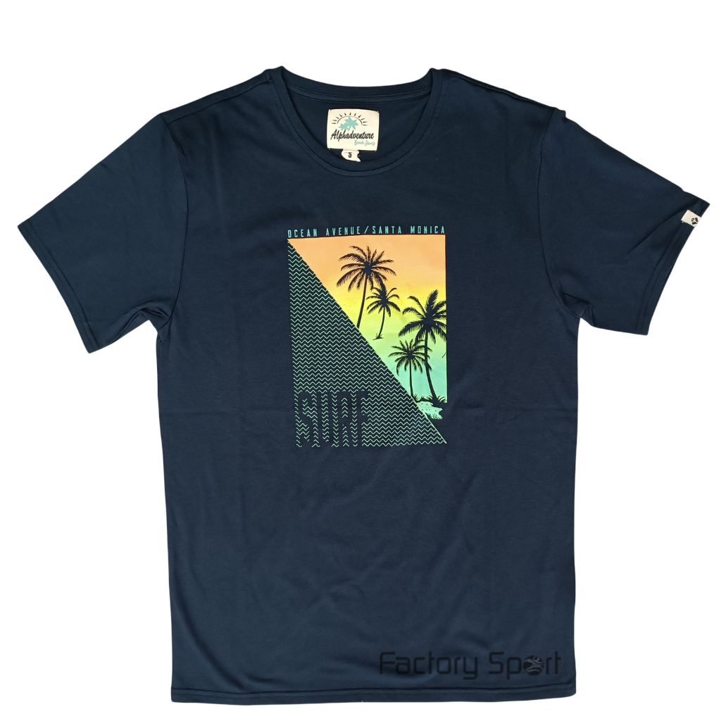 ALPHA VIVILE CAMISETA ALGODON MARINO PARA HOMBRE