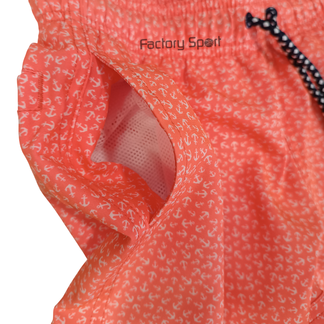 GOWIN GLAKE CONJUNTO BAÑADOR BLANCO/NARANJA FLUOR PARA NIÑO - Imagen 5