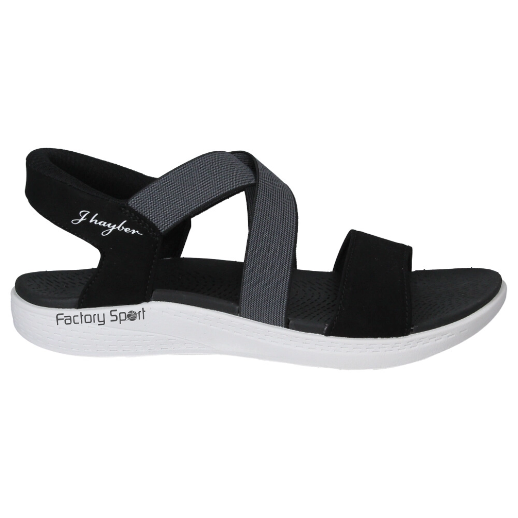 J'HAYBER SENECA SANDALIA NEGRO/GRIS PARA MUJER