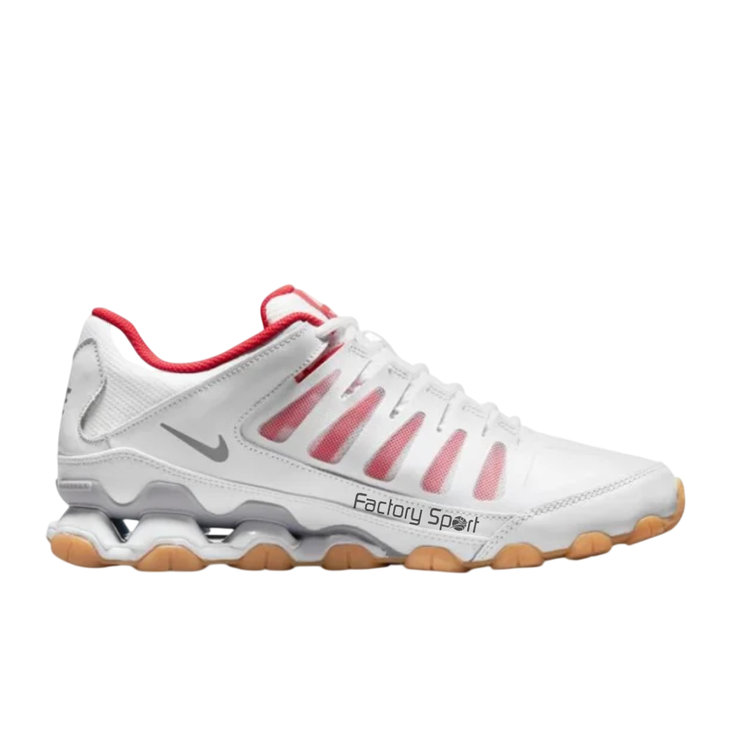 NIKE REAX 8 TR MESH BLANCO/GRIS/ROJO PARA HOMBRE