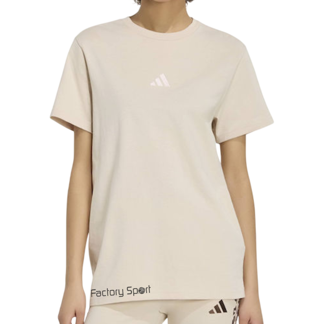 ADIDAS ANIMAL L T1 W CAMISETA ALGODON BEIGE PARA MUJER