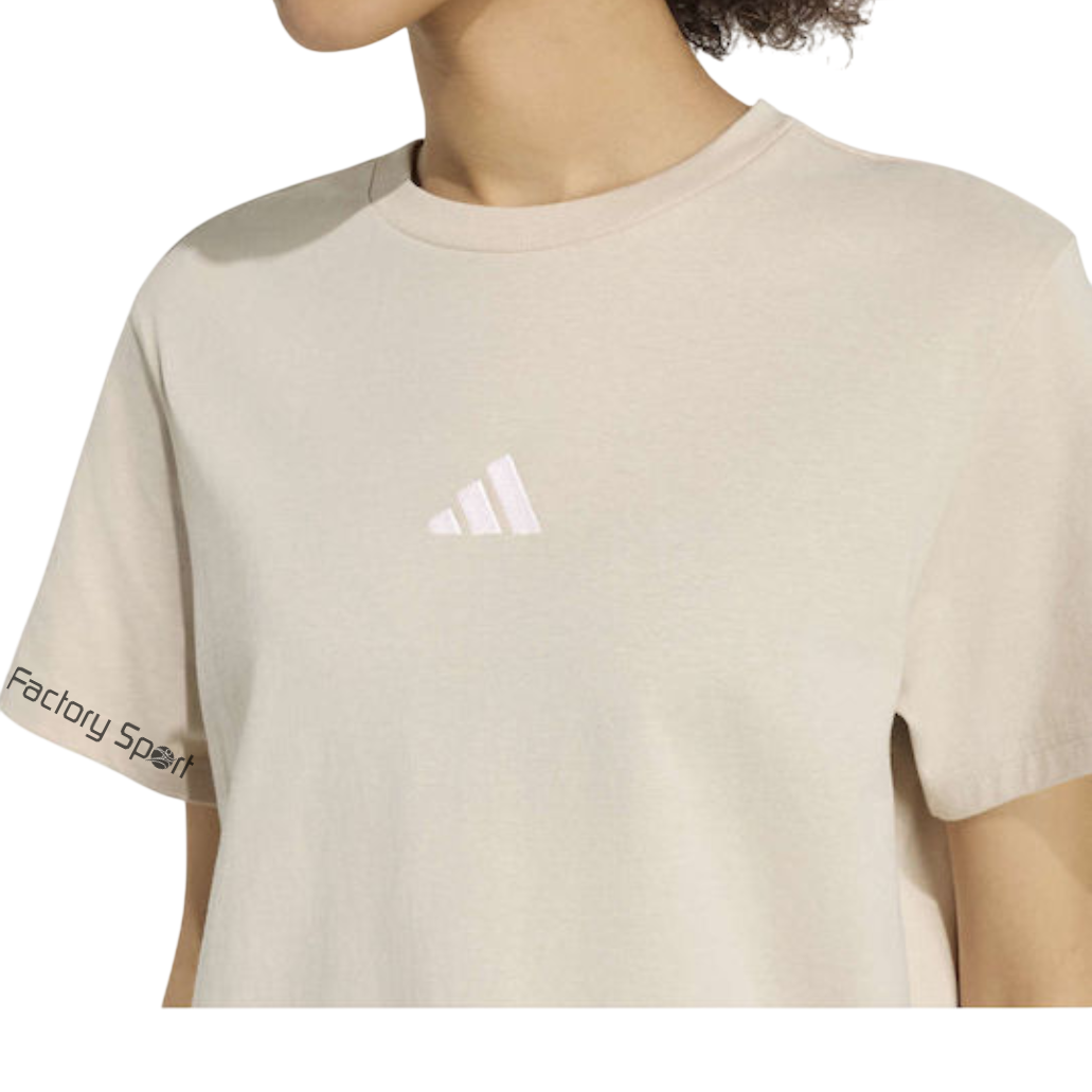 ADIDAS ANIMAL L T1 W CAMISETA ALGODON BEIGE PARA MUJER - Imagen 4