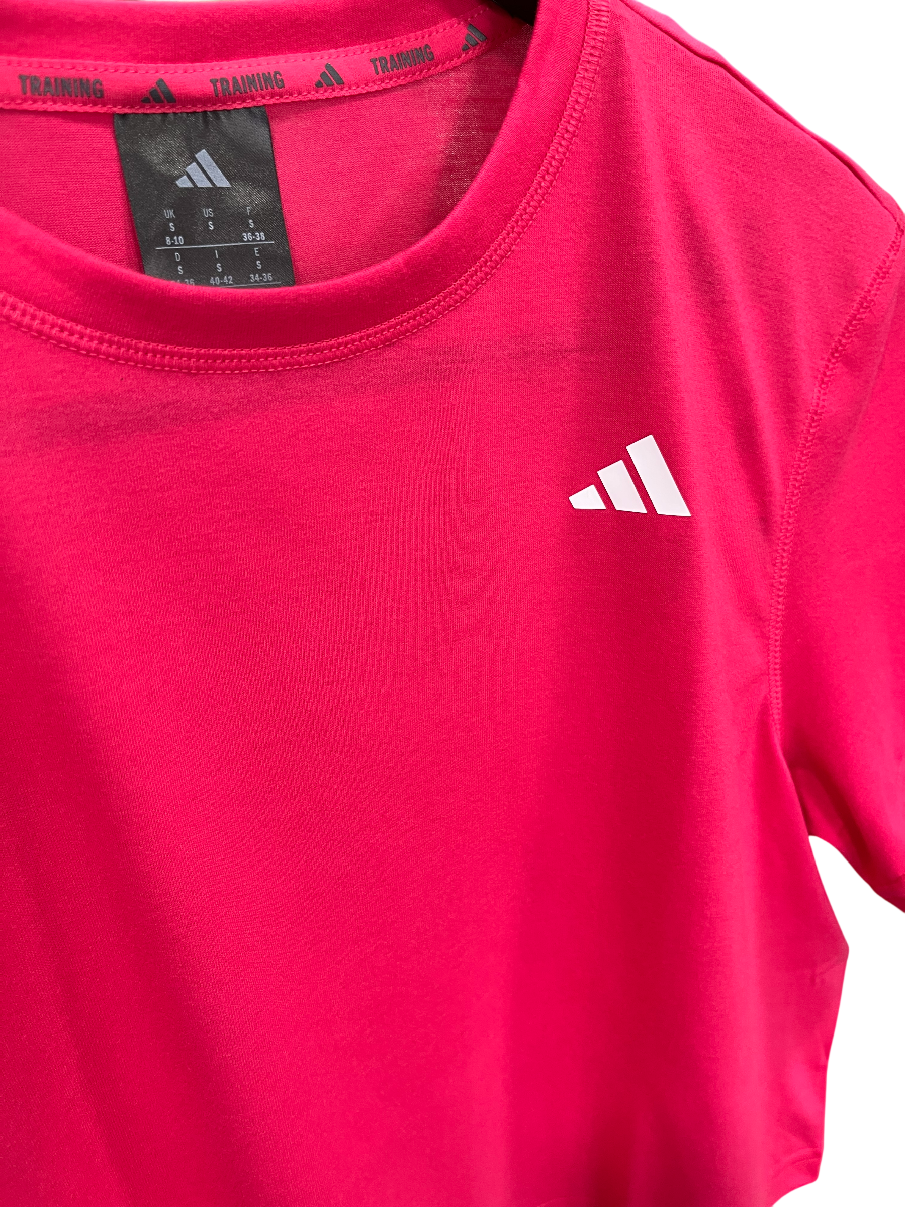 ADIDAS WE MIN TEE CAMISETA CORTA FITNESS FUCSIA PARA MUJER - Imagen 3