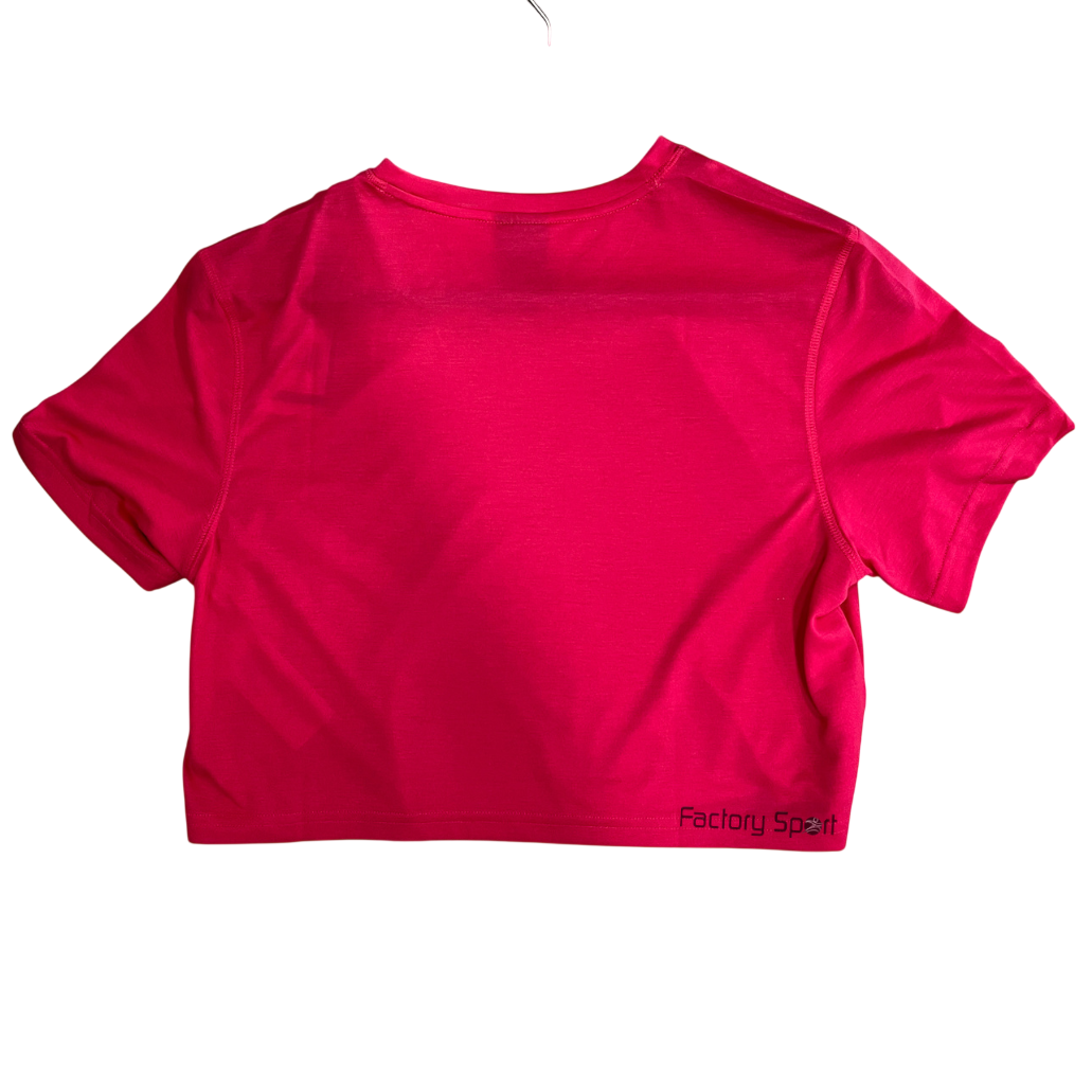 ADIDAS WE MIN TEE CAMISETA CORTA FITNESS FUCSIA PARA MUJER - Imagen 4