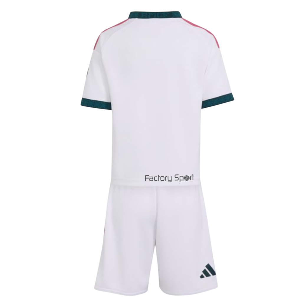ADIDAS REAL H MINI EQUIP MADRID 26/27 1ª BLANCO/VERDE/VINO PARA BB - Imagen 2