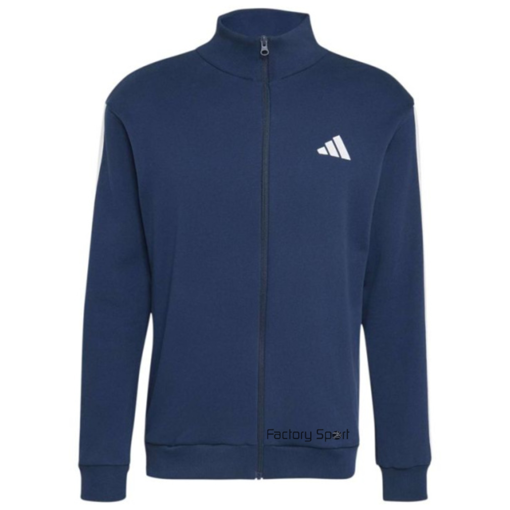 ADIDAS M 3S FT TS CHANDAL ALGODÓN SIN PERCHA MARINO/BLANCO - Imagen 3
