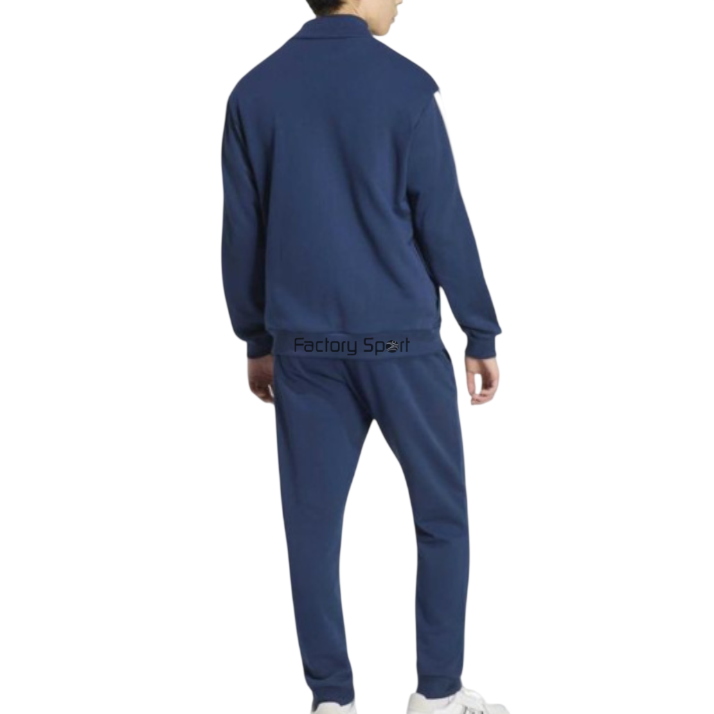 ADIDAS M 3S FT TS CHANDAL ALGODÓN SIN PERCHA MARINO/BLANCO - Imagen 5